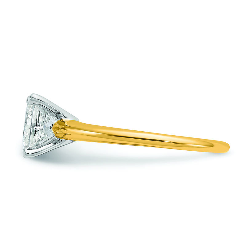 Princess-Cut 1 1/2ct. FGH VS SI Certified Lab Grown Solitaire Engagement Ring in 14k Yellow Gold image number null