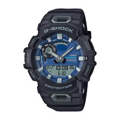 G-Shock Men's Move Black Resin Blue Dial 51mm Watch GBA900CB-1A