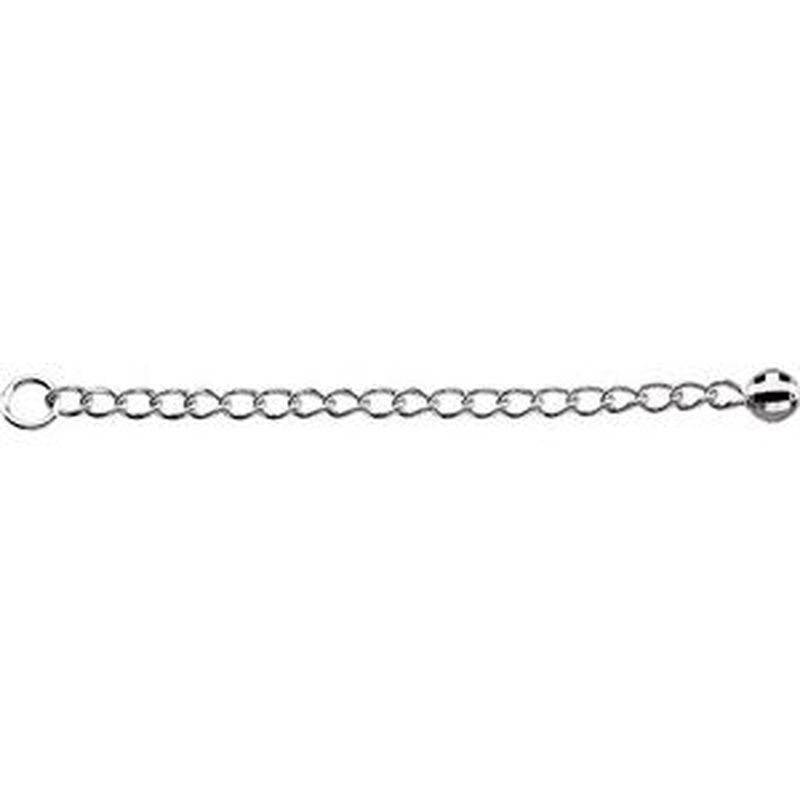 Mirror Bead Chain Extender in Sterling Silver