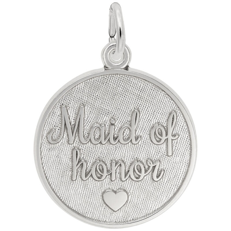 Maid of Honor Charm in 14k Yellow Gold image number null