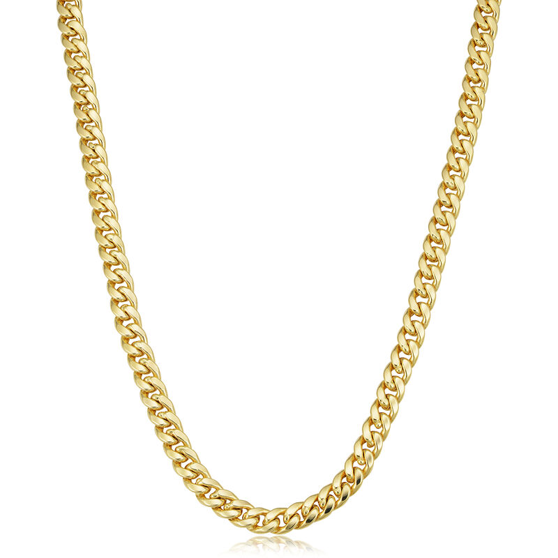 Men's Solid 14k Yellow Gold Miami Cuban Link Chain Or Bracelet Box
