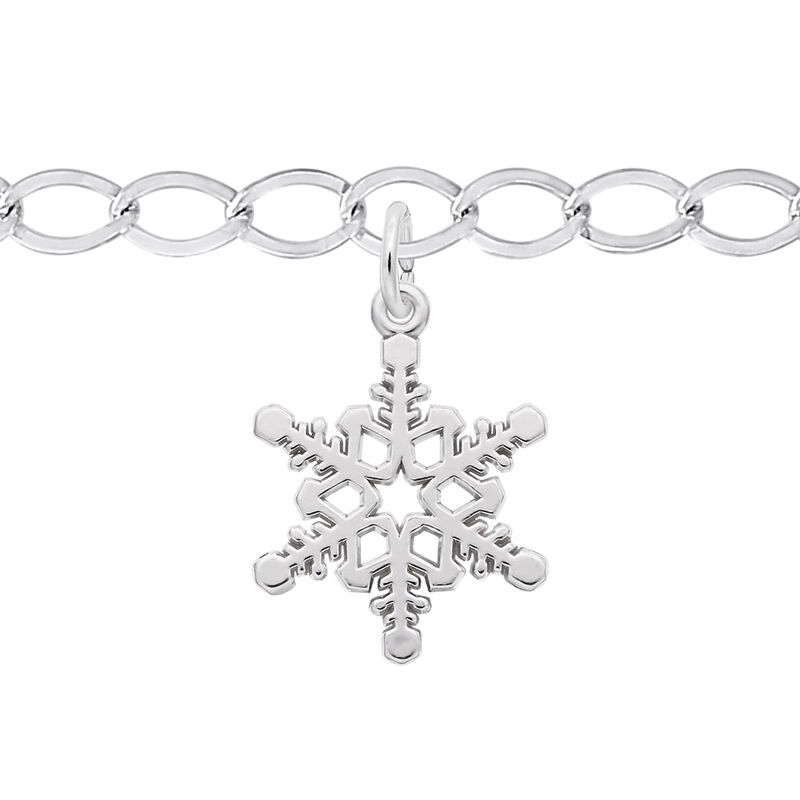 European Festive Snowflake Snowflake Charm 925 Sterling Silver For Womens  Halloween Bracelet From Pgjewelry, $9.99