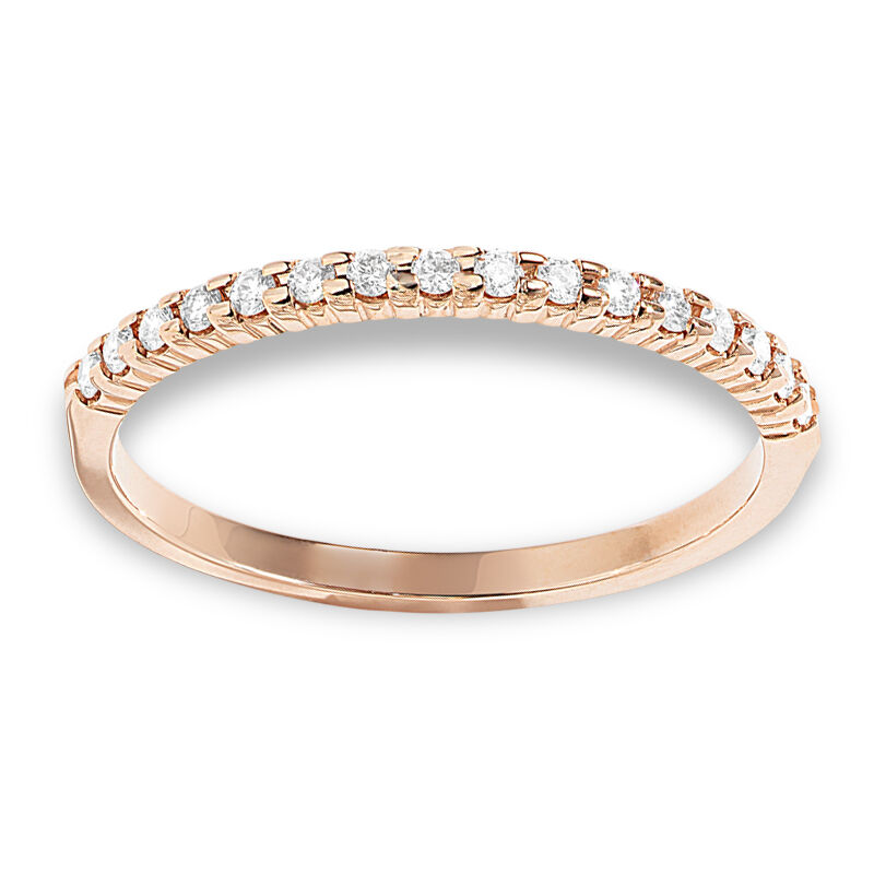 Classic elegance sale ring rose gold