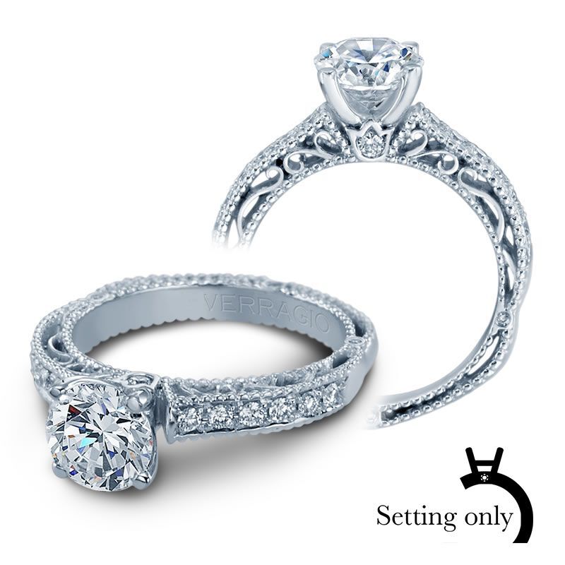 Verragio cubic sale zirconia engagement rings