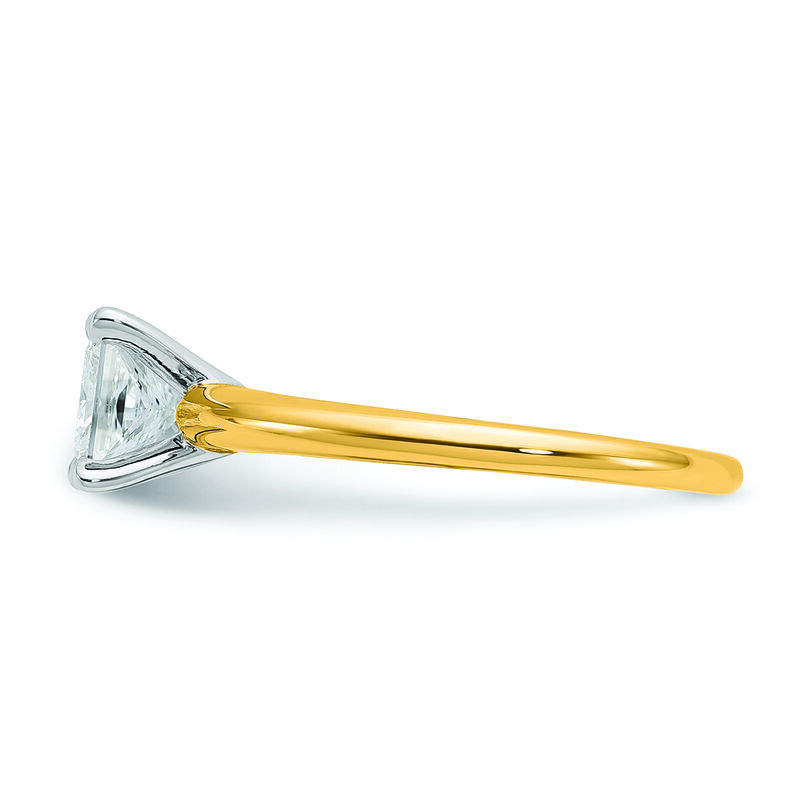 Princess-Cut 1 1/4ct. FGH VS SI Certified Lab Grown Solitaire Engagement Ring in 14k Yellow Gold image number null