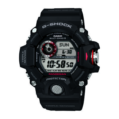 G-Shock Men's Rangeman Multifunction Black Resin Dial & Band 55mm Watch GW9400-1