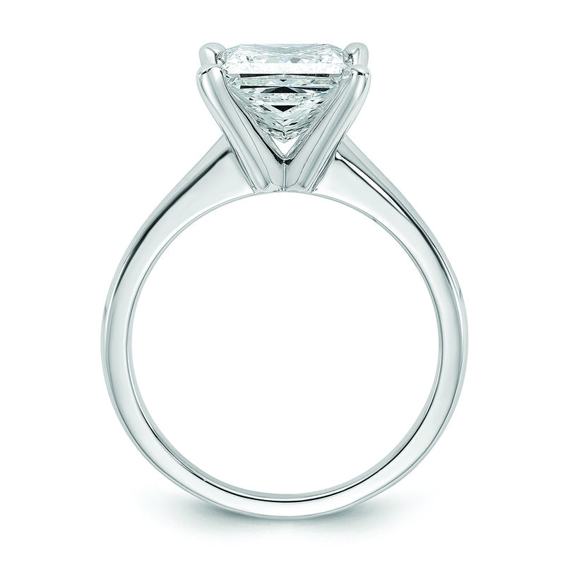 Princess-Cut 2 1/2ct. FGH VS2 SI1 Certified Lab Grown Solitaire Engagement Ring in 14k White Gold image number null