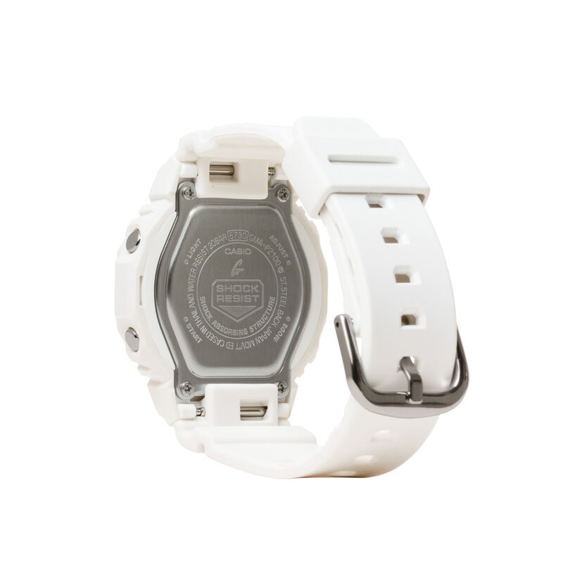 G-Shock Ladies Analog-Digital White Resin 40.2mm Watch GMAP2100-7A image number null