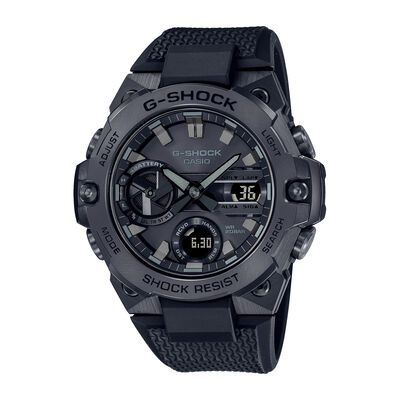 G-Shock Men's Analog-Digital Solar Black Resin Watch GSTB400BB-1A