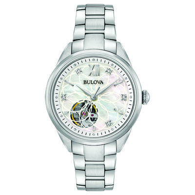 Bulova Ladies' Diamond Sutton Automatic Watch 96P181