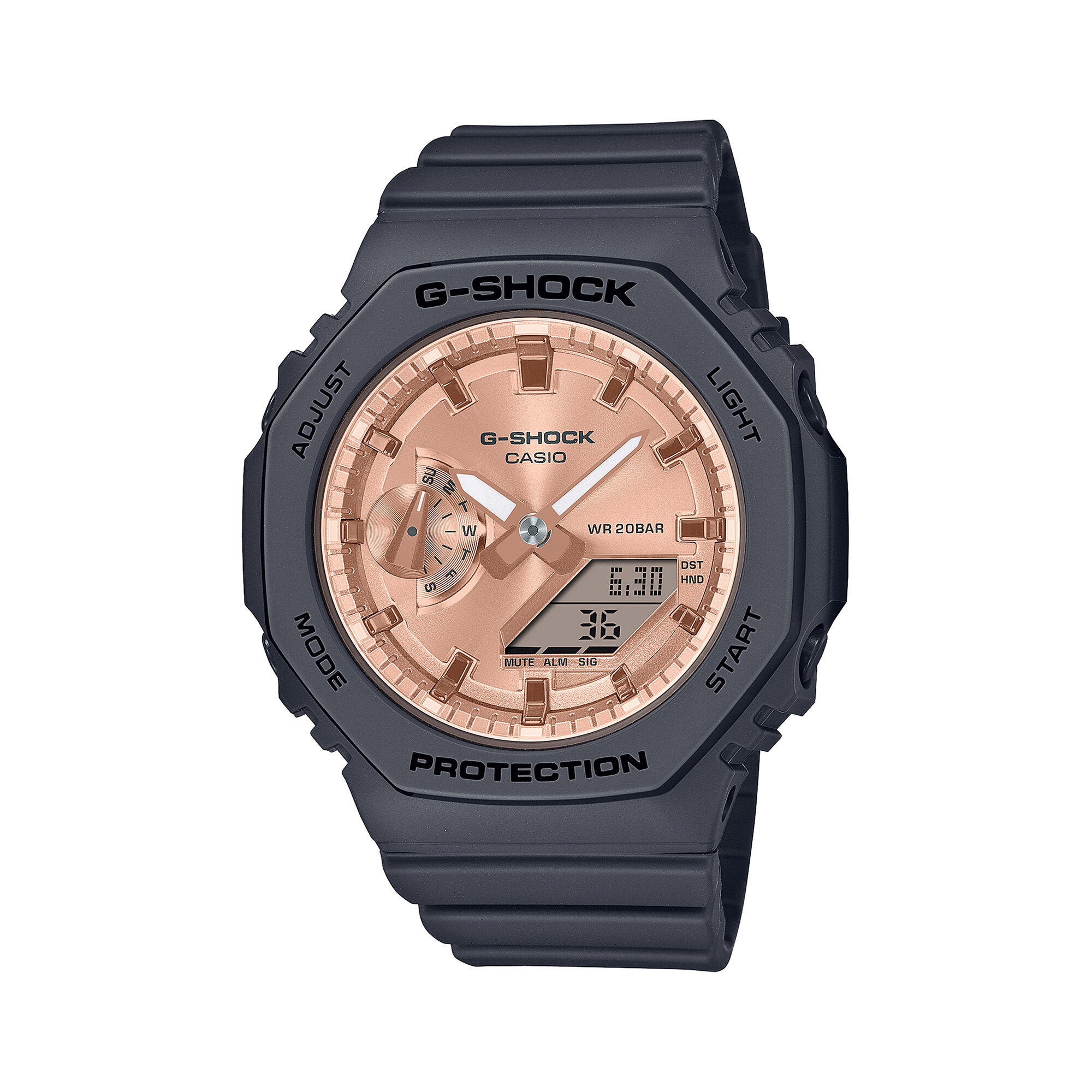 G-Shock Ladies Rose Stainless Steel Watch GMAS2100MD1A