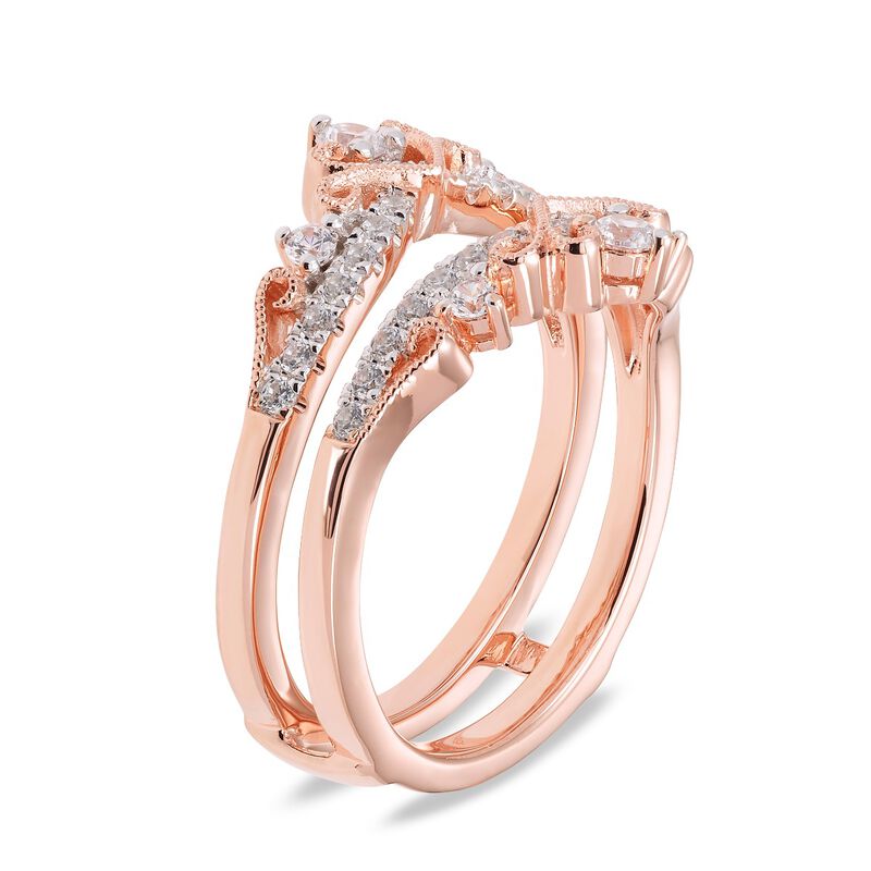 14K Enhance your Solitaire with ring guard by Gabriel